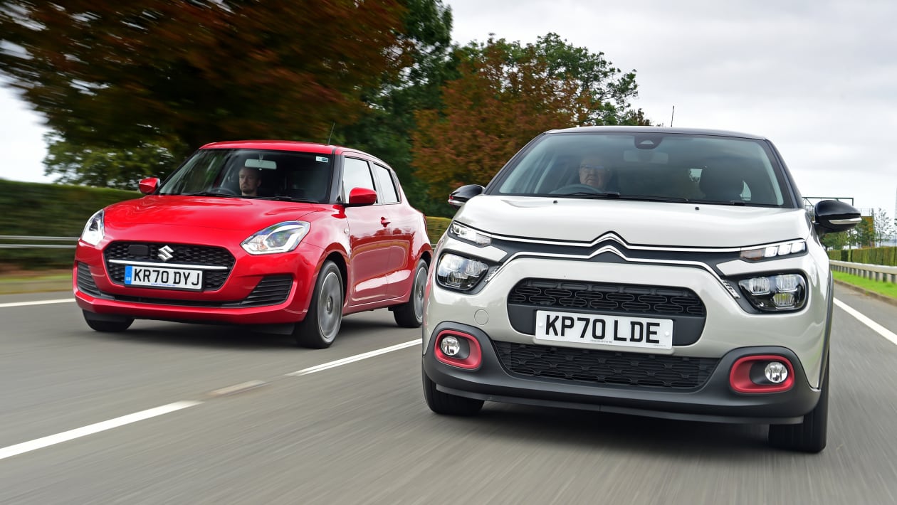 Citroen C3 vs Suzuki Swift: 2021 group test review | Auto Express